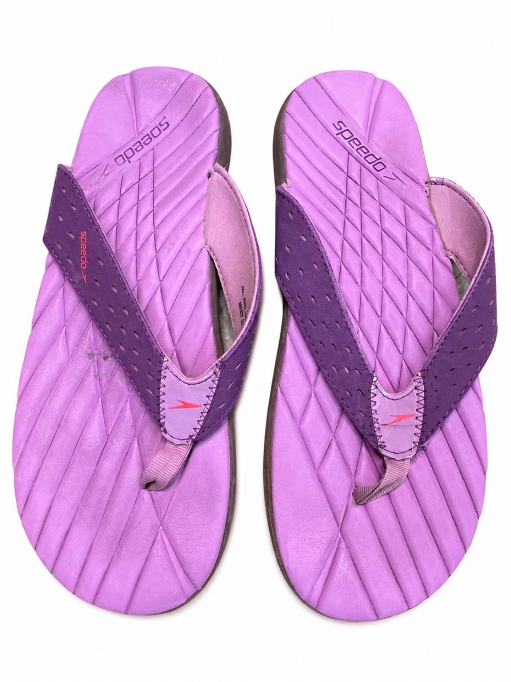 Speedo Lavender and Magenta purple comfort Women's Flip Flop Sandals SZ 9